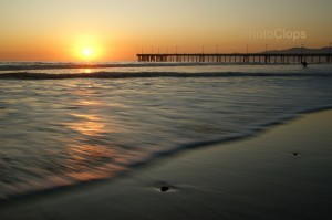Venice Pier At Sunset