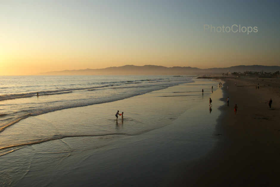 Venice Beach In The Evening