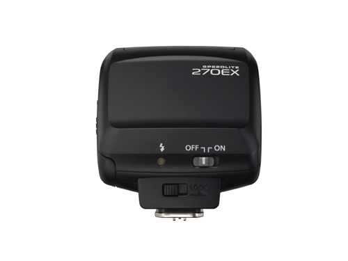 Canon Speedlite 270EX Flash Rear View Canon Speedlite 270EX Flash Rear View