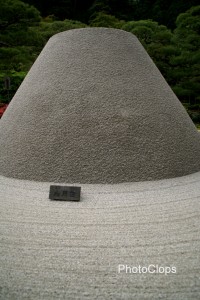 Mount Fuji In Sand