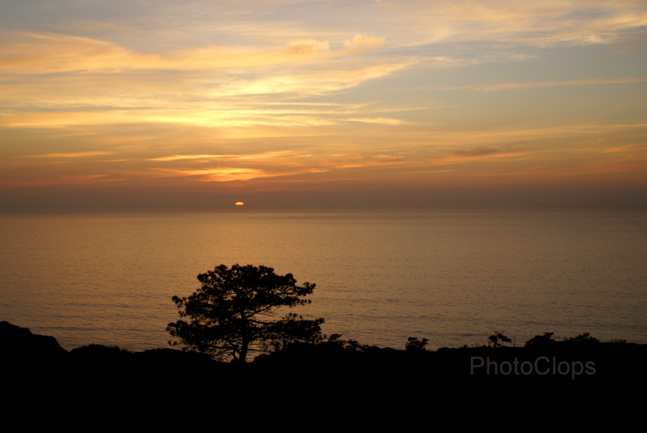Sunset At Torrey Pines State Park